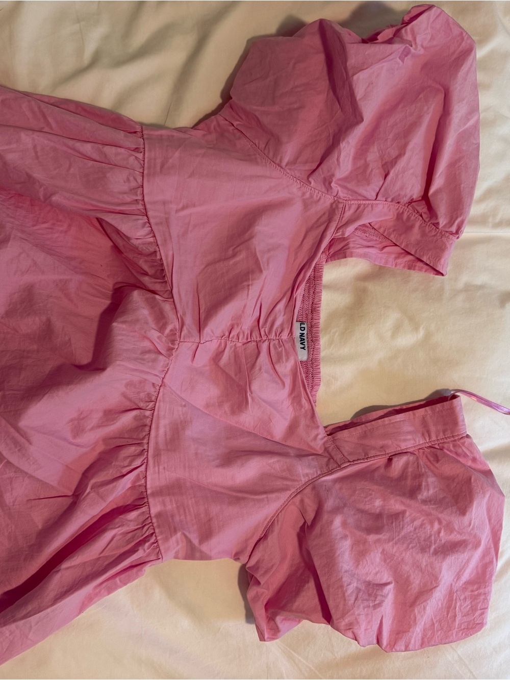 Pink Puff Sleeve Summer Top
